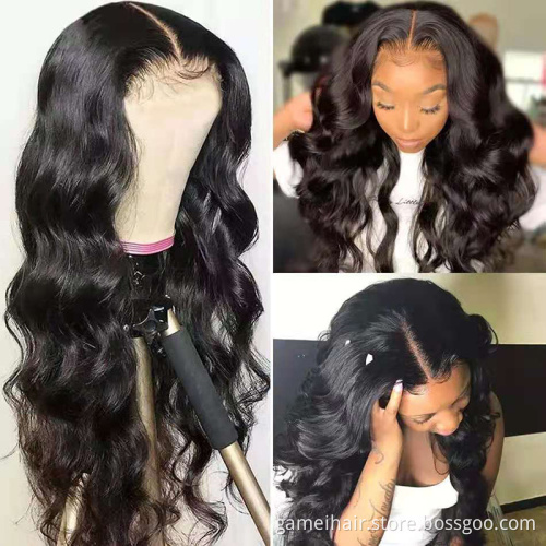 Wholesale Virgin Raw Brazilian Human Hair Hd Lace Frontal Closure Wig Cheap 4x4 5x5 Full Lace Front Wigs For Black Women Vendors